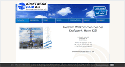 Desktop Screenshot of kraftwerkhaim.at
